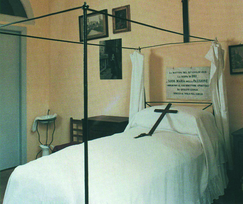 La petite chambre où mourut la Bienheureuse Marie de la Passion
